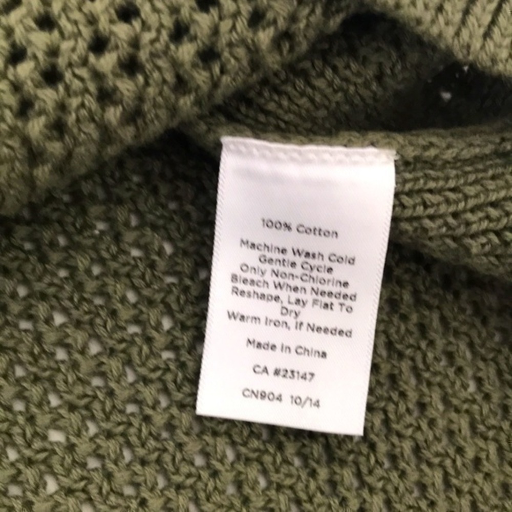 Talbots Oversized Sweater Vest - Picture 6 of 8